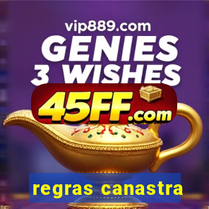 regras canastra